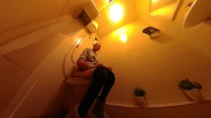 Toilet voyeur urination HD POV