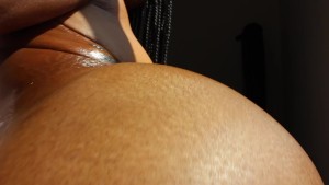 Quarantined & Horny: Sexy Ebony Babe Oily Ass Shows Feet, Dirty Talk, Sucks & Fucks Cock, Smoking