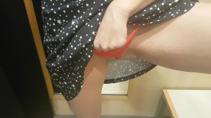 Masturbating in a Changing Room!