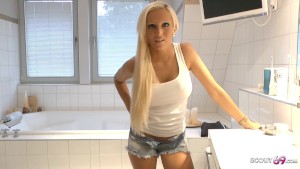 Dirty Talk for Step Daddy in Pov let you Cum - German Teen Tight Tini