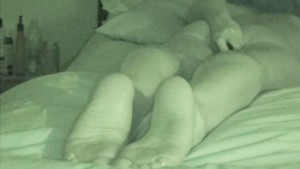 NIGHT VISION CAPTURES WIFE'S MULTIPLE ORGASMS WHILE LISTENING TO PORN-HOT