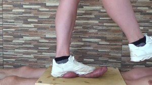 Sneakers Cock Balls Trampling Crushing - CBT Trample