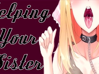 stepsister does ASMR on you! [Intense Ear Licking]