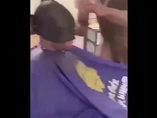 Black gay barbershop and blowjobs