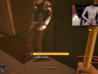 Cyberpunk gay romance Kerry Full Sex Scene during a sexy stream by a twink