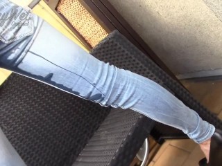 Jeans mit Pisse veredelt