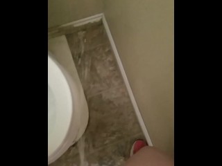 Flooding the bathroom