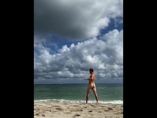 Hot guy on nude beach
