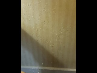 Hotel wall piss