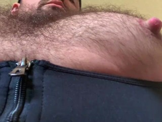 Dominant Daddy With Pumped Hairy Muscle Tits Verbal Worship