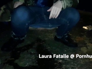My hot step sister Got2pee extreme public pissing - Laura Fatalle