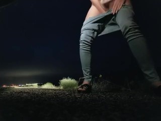 Pissing On The Side Of The Highway On Roadtrip