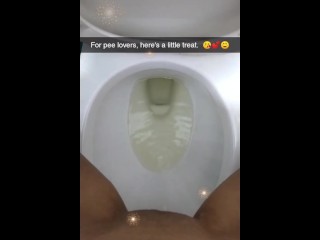 Snapchat Little Toilet Pee Treat