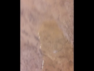 Pissing on my bathroom floor