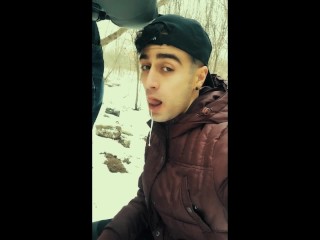 Young arab is spitting daddy´s cum