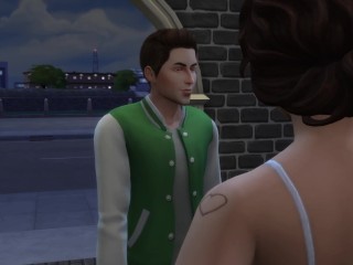 Teen Student Sneaks Out To Fuck Hot Professor - (My Art Professor - Episode 3) - Sims 4