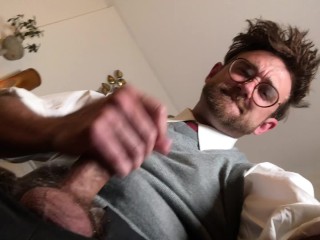 Harry Potter pulls out his big cock after magic lessons