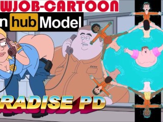 Paradise PD s2e1 COP FEMALE PRISON lesbian pussy licking, shows ASS, fingering masturbating orgasm