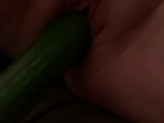 Woke Up To Find A Cucumber In My Pussy