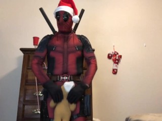 Deadpool Humps & Whacks Off X-mas Tree & Other Decorations