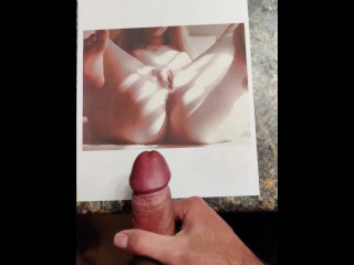 Cumtribute- Huge cumshot on tight pussy