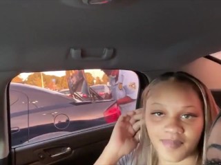 two thots eating pussy in car and gets caught