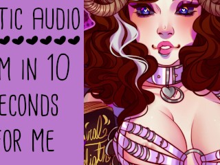 Cum in 10 Seconds - ASMR Erotic Audio MSub Orgasm Control | Domme Lady Aurality