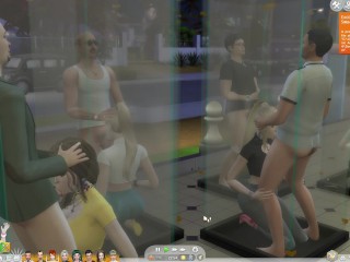 Sims 4:Transparent Shower X Temptation Jeans X Clothed Sex X 10P - Part 1