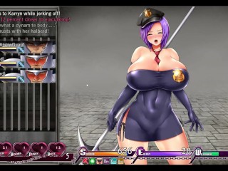 Karryn's Prison [RPG Hentai game] Ep.6 The chief is wanking two horny guards in the prison
