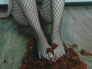 Do you want a cake or lick my feet?