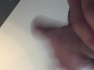 Unloading huge cumshot facial for you from female point of view