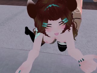 VrChat Fucking my Brains out Doggy Style then Cums Deep Inside of Me