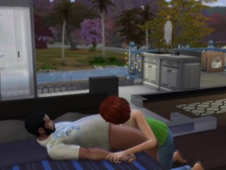 Eliza Pancakes starts her porn career! Woke up her husband | Sims 4 - Porn Stories (Part 1)