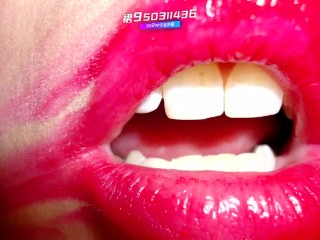 ASMR【中文音声R18】粉红色的红唇把你吸的想要喷射苏特伦