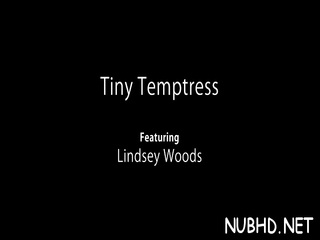 Inviting teen latin Lindsey Woods s box is drilled well