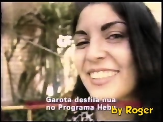 Carolina Garcia, 19 - Peladona de Hebe 17 Marco 1997 - SBT Noticias