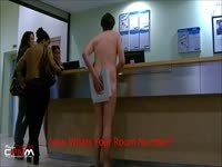 Hot Girls Check Out Naked British Guy Locked Out O
