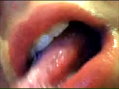 Mouth Full, Teasing Tongue, Cum