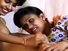 Busty Indian Girl Playing With Foreigner Cock