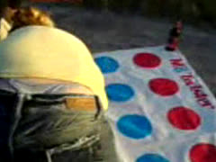 Playing Outdoor Twister