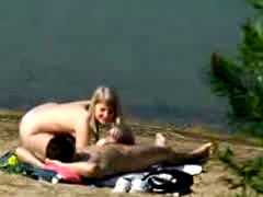 Peeper Catches A Hot Blonde Blowing And Riding On