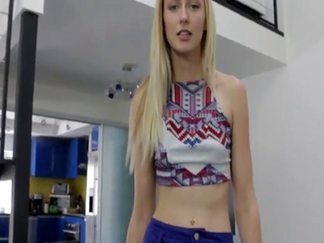 Skinny Alexa Grace gets nailed hard from behind by her brother