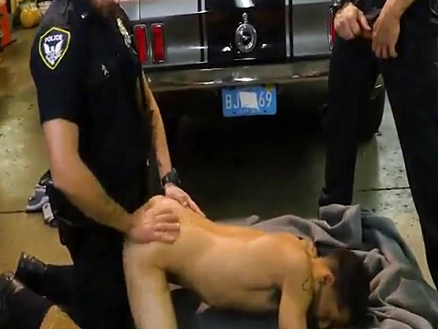 Hot naked male police gay Get humped by the police