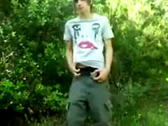 Blowing Twink In The Woods