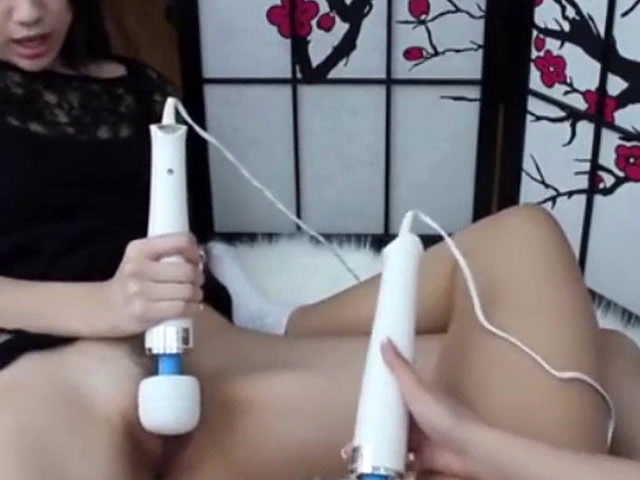 Asian FUNXPARTY Busties Share 1 Hot Vibrating Wet Wand