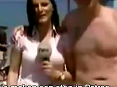 Cfnm From Tv Female Reporter Gets Nude Prank