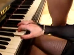Nice Girl Plays The Piano