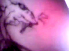 Henna Flashing Her Tattooed Tits At Webcam
