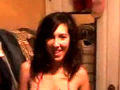 Webcam Cute Teen Undresses For Her Viewers